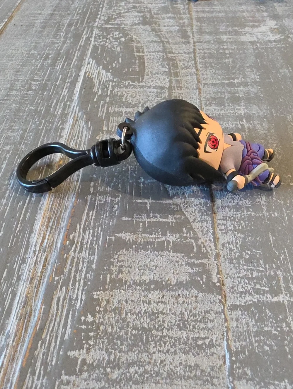 Sasuke Uchiha - Naruto Shippuden 3D Figural Bag Clip Keychain Monogram Series 3